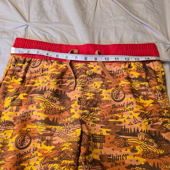 Magellan Shiner Swim Trunks Mens medium Board Shorts Printed Fish Gear - Picture 5 of 9